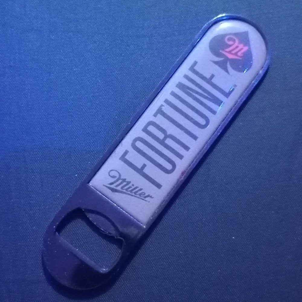 Miller Fortune Spade Bottle Opener
